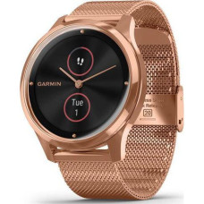 Garmin Vivomove Luxe 18K Rose Gold PVD Stainless Steel w. Rose Gold Milanese B. (010-02241-24)