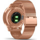 Garmin Vivomove Luxe 18K Rose Gold PVD Stainless Steel w. Rose Gold Milanese B. (010-02241-24)