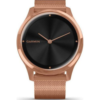 Garmin Vivomove Luxe 18K Rose Gold PVD Stainless Steel w. Rose Gold Milanese B. (010-02241-24)
