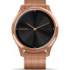 Garmin Vivomove Luxe 18K Rose Gold PVD Stainless Steel w. Rose Gold Milanese B. (010-02241-24)