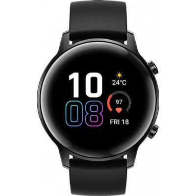 Huawei Honor Magic Watch 2 Hebe-B19 Agate Black 42mm Black Fluoroelastomer Strap