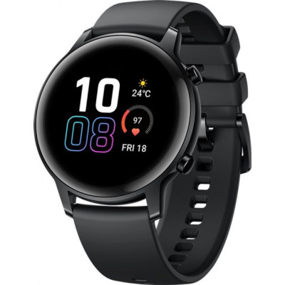Huawei Honor Magic Watch 2 Hebe-B19 Agate Black 42mm Black Fluoroelastomer Strap