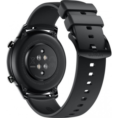 Huawei Honor Magic Watch 2 Hebe-B19 Agate Black 42mm Black Fluoroelastomer Strap