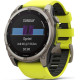Garmin Fenix 8 47mm Solar Sapphire Titanium w. Amp Yellow/Graphite Silicone Band (010-02906-20,010-02906-21)