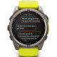 Garmin Fenix 8 47mm Solar Sapphire Titanium w. Amp Yellow/Graphite Silicone Band (010-02906-20,010-02906-21)