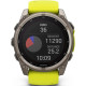 Garmin Fenix 8 47mm Solar Sapphire Titanium w. Amp Yellow/Graphite Silicone Band (010-02906-20,010-02906-21)