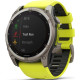Garmin Fenix 8 47mm Solar Sapphire Titanium w. Amp Yellow/Graphite Silicone Band (010-02906-20,010-02906-21)