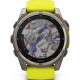 Garmin Fenix 8 47mm Solar Sapphire Titanium w. Amp Yellow/Graphite Silicone Band (010-02906-20,010-02906-21)