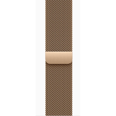 Apple Watch Series 10 GPS + Cellular 42mm Gold Titanium Case w. Gold Milanese Loop (MX083)
