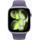 Apple Watch Series 11 GPS 46mm Silver Alu. Case w. Purple Fog S. Band - S/M (MEV94)