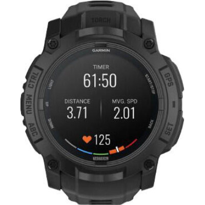 Garmin Instinct 3 50mm AMOLED Tactical Edition Black with Black Band (010-03020-50/90)