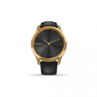 Garmin vivomove Luxe Pure Gold-Black Leather (010-02241-22)