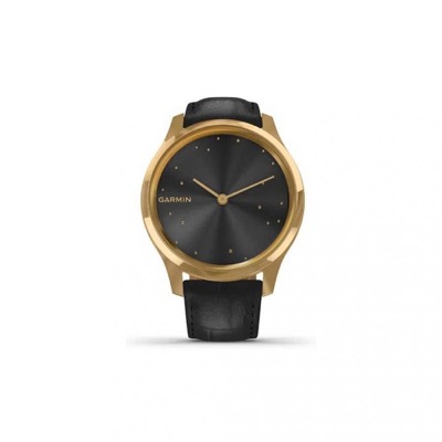 Garmin vivomove Luxe Pure Gold-Black Leather (010-02241-22)