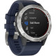 Garmin Quatix 6 Gray with Captain Blue Band (010-02158-90/010-02158-91)