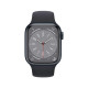 Apple Watch Series 8 GPS + Cellular 41mm Midnight Aluminum Case w. Midnight Sport Band (MNHV3)