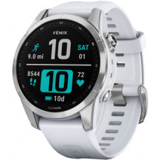 Garmin Fenix 7S Silver with Whitestone Band (010-02539-02/03)