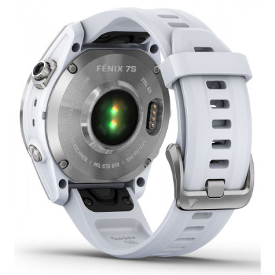 Garmin Fenix 7S Silver with Whitestone Band (010-02539-02/03)