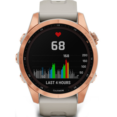 Garmin Fenix 7S Solar Rose Gold with Light Sand Band (010-02539-10/11)