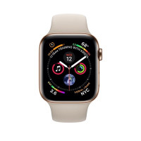 Apple Watch Series 4 GPS + LTE 44mm Gold Steel w. Stone Sport b. Gold Steel (MTV72, MTX42)