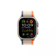 Apple Watch Ultra 2 GPS + Cellular 49mm Titanium Case with Orange/Beige Trail Loop - S/M (MRF13)
