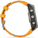 Garmin Fenix 8 47mm AMOLED Sapphire Titanium w. Spark Orange/Graphite Silicone Band (010-02904-10/11)