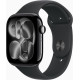 Apple Watch Series 11 GPS 46mm Jet Black Alu. Case w. Black S. Band - S/M (MEUW4)