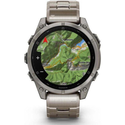 Garmin Fenix 8 47mm AMOLED Sapphire Titanium with Vented Titanium Bracelet (010-02904-40)