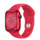 Apple Watch Series 8 GPS + Cellular 41mm PRODUCT RED Aluminum Case w. PRODUCT RED S. Band S/M (MNV13)