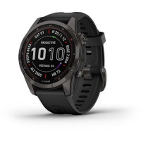 Garmin Fenix 7S Sapphire Solar Carbon G. DLC Titanium w. Black Band (010-02539-24/25)