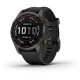 Garmin Fenix 7S Sapphire Solar Carbon G. DLC Titanium w. Black Band (010-02539-24/25)