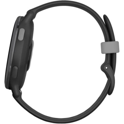 Garmin vivoactive 5 Slate Aluminum Bezel with Black Case and Silicone Band (010-02862-10/50/5A)
