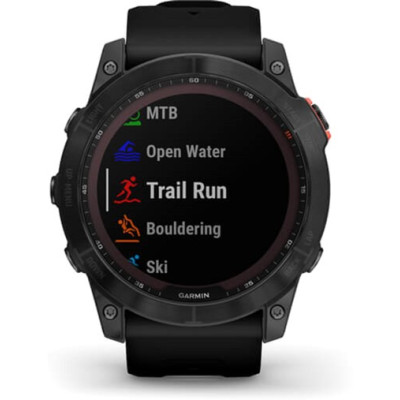 Garmin Fenix 7X Solar Slate Gray with Black Band (010-02541-00/01)