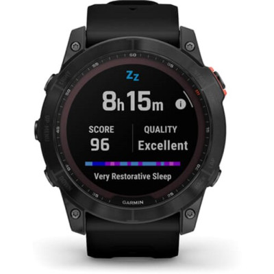 Garmin Fenix 7X Solar Slate Gray with Black Band (010-02541-00/01)