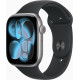 Apple Watch Series 11 GPS 46mm Space Grey Alu. Case w. Black S. Band - S/M (MEV04)