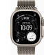 Apple Watch Ultra 3 GPS + Cellular 49mm Natural Tit. Case w. Natural Tit. Milanese Loop - Large (MF0E4)