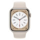 Apple Watch Series 8 GPS 45mm Starlight Aluminium Case w. Starlight S. Band - M/L (MNP93)