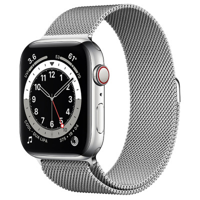 Apple Watch Series 6 GPS + Cellular 40mm Graphite S. Steel Case w. Graphite Milanese L. (MG2U3+M06Y3)