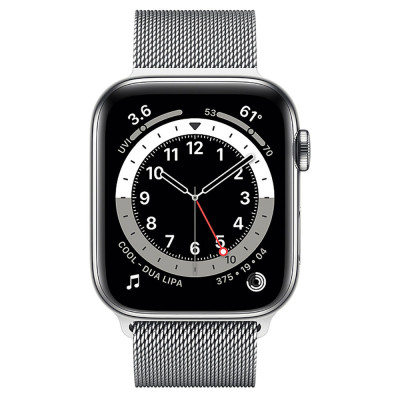 Apple Watch Series 6 GPS + Cellular 40mm Graphite S. Steel Case w. Graphite Milanese L. (MG2U3+M06Y3)