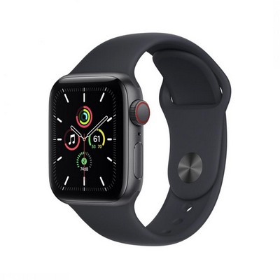 Apple Watch SE 4G 40mm Space Gray Aluminum Case with Midnight Sport Band (MKR23/MKQQ3)
