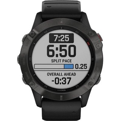 Garmin Fenix 6 Sapphire Carbon Grey DLC with Black Band (010-02158-10/11) 010-02158-11