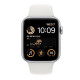 Apple Watch SE 2 GPS 40mm Silver Aluminum Case with White Sport Band M/L (MNTC3)