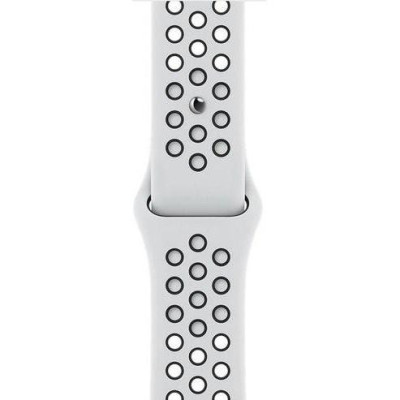 Apple Watch Nike Series 7 GPS 41mm Starlight Aluminum Case w. Pure Platinum/Black Nike Sport Band (MKN33)