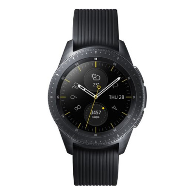 SAMSUNG GALAXY WATCH 42mm STAINLESS STEEL - MIDNIGHT BLACK (SM-R810NZKAKOO)