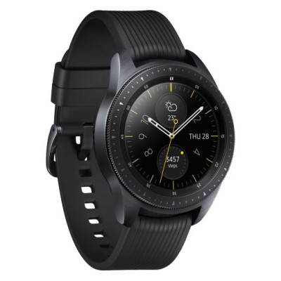 SAMSUNG GALAXY WATCH 42mm STAINLESS STEEL - MIDNIGHT BLACK (SM-R810NZKAKOO)