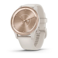 Garmin Vivomove Trend Peach Gold S. Steel Bezel w. Ivory Case and S. Band (010-02665-01)