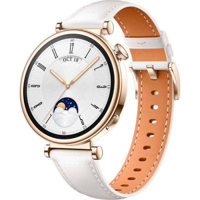 Huawei WATCH GT 4 41mm Classic White Leather (55020BJB)