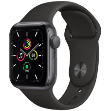 Apple Watch SE 2 GPS 40mm Midnight Aluminum Case with Midnight Sport Band (MNJT3)