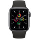 Apple Watch SE 2 GPS 40mm Midnight Aluminum Case with Midnight Sport Band (MNJT3)