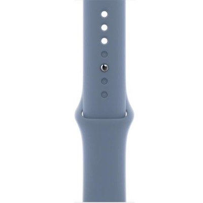 Apple Watch SE 2 GPS 44mm Silver Aluminum Case with White Sport Band M/L (MNTJ3)