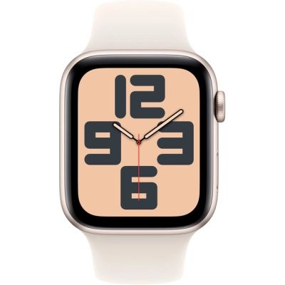 Apple Watch SE 2 GPS 40mm Starlight Aluminium Case w. Starlight Sport Band - M/L (MXEG3)